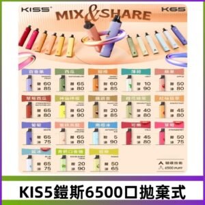 鎧斯KIS5一次性 6500口磁吸式 自由混搭拋棄式電子煙#18個口味#
